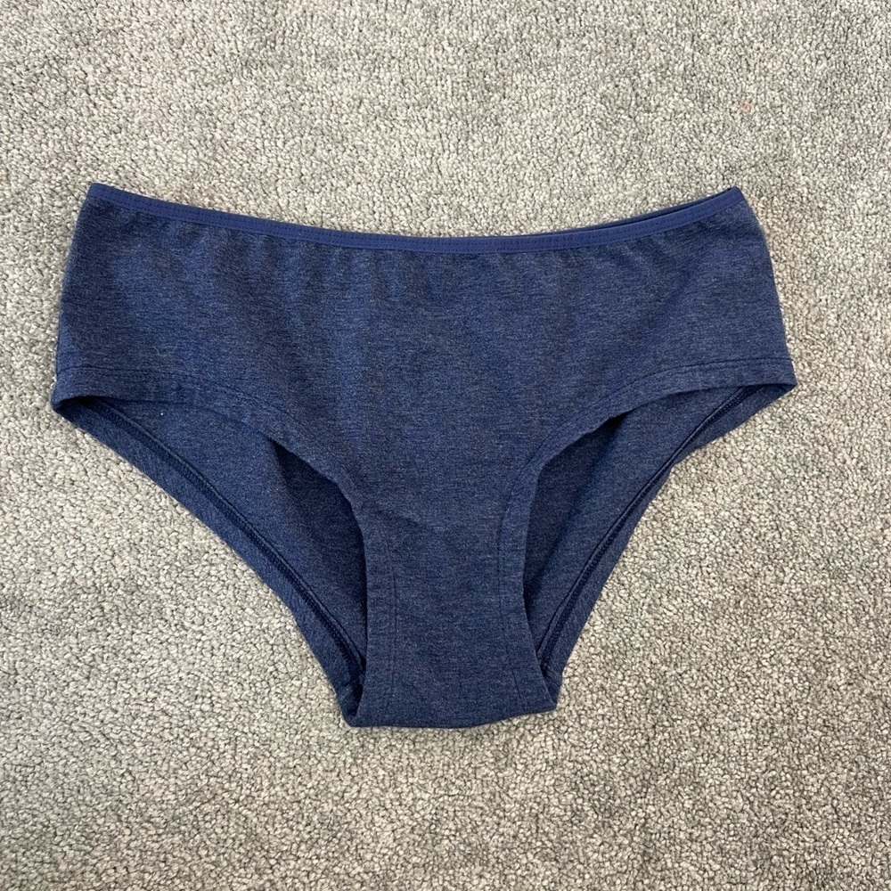 Women's Essential Navy Cotton Briefs - fits size small and xsmall